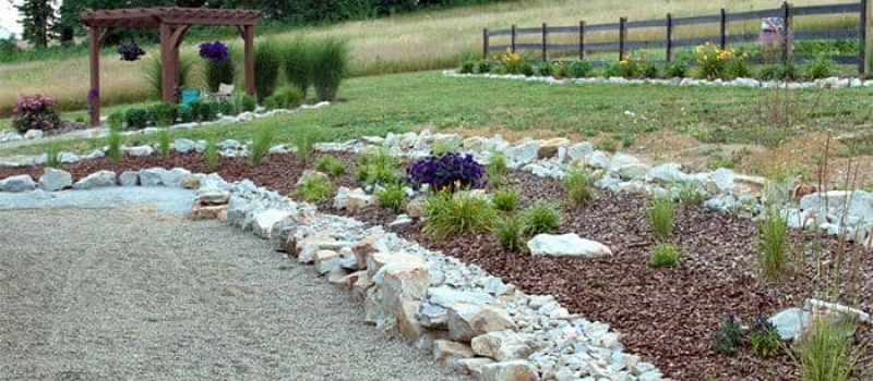 Keep Rock and mulch beds weed free